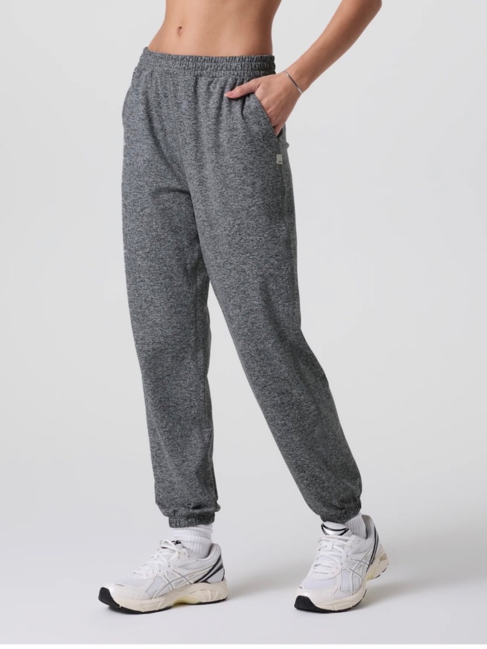 Vuori Boyfriend Sweatpants Heather Gray Athleisure Lounge Pants XS #VW457
